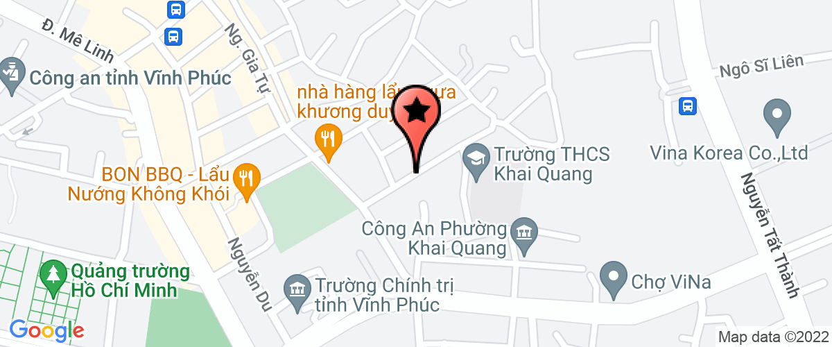 Map go to Sen Hong Service Joint Stock Company