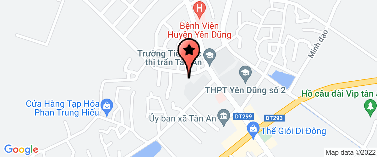Map go to Uy ban nhan dan thi tran Tan Dan