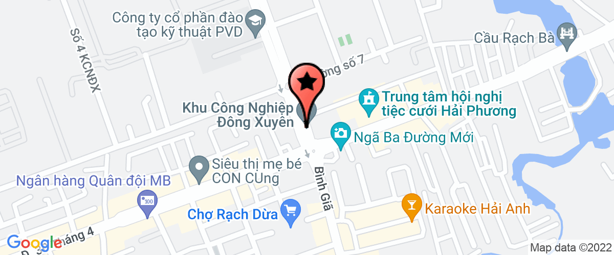Bản đồ đến Công ty CP Hàng Hải Mermaid Việt Nam
