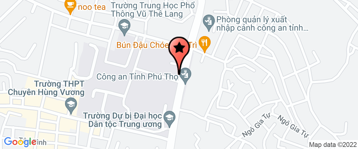 Map go to Minh Tan Company Limited
