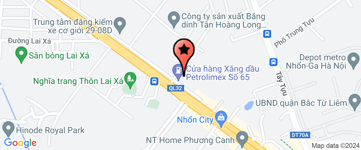 Bản đồ đến Công Ty TNHH Một Thành Viên V.N.T Việt Nam