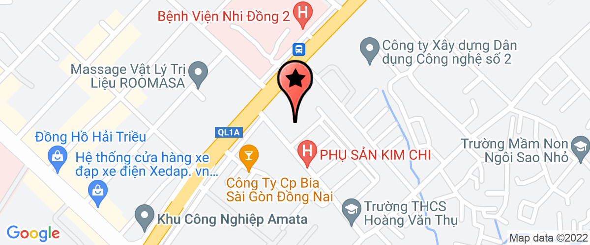 Map go to Thien Son Auto Service Trading Company Limited