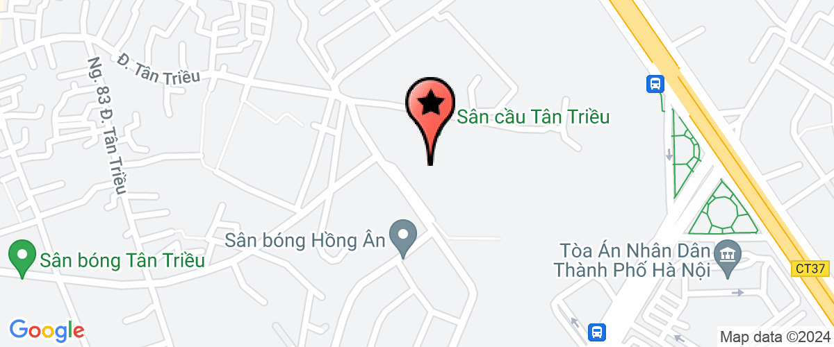 Bản đồ đến Công Ty TNHH TM In Hà Nội