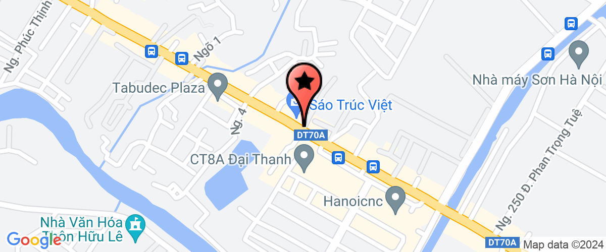 Map go to Trang Vang Book Printing Company Limited