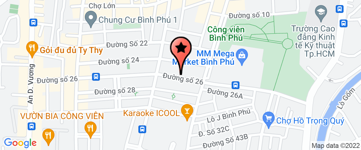 Bản đồ đến Công Ty TNHH Viễn Phú