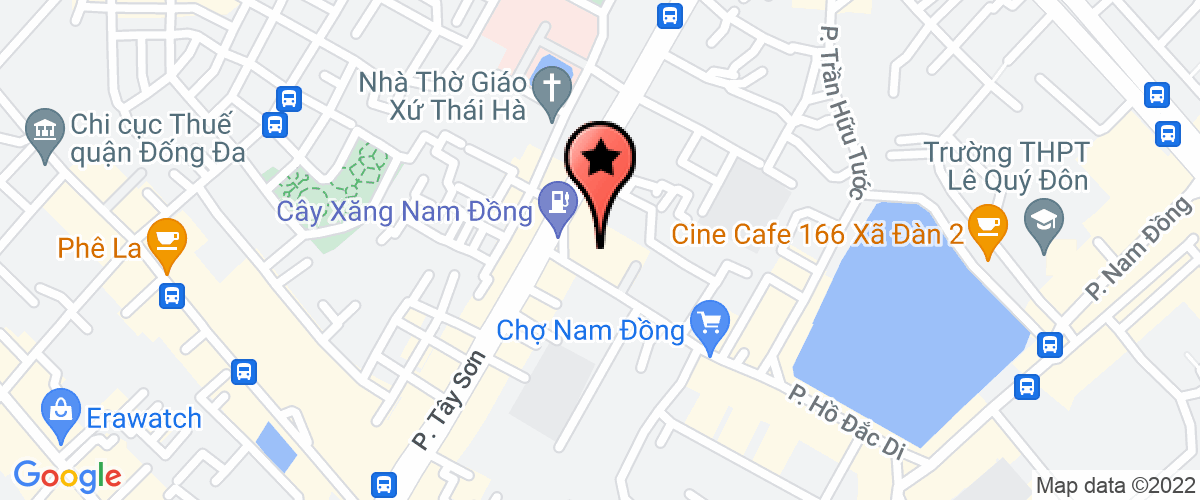 Map go to Branch of  886 - Thanh Nam Construction Investment Joint Stock Company