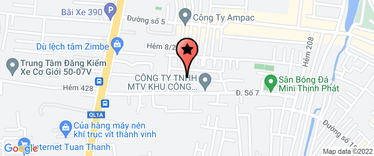 Bản đồ đến Công Ty TNHH An Thịnh Khang Atk