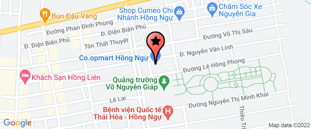 Bản đồ đến Công Ty TNHH Huỳnh Hoa Phát