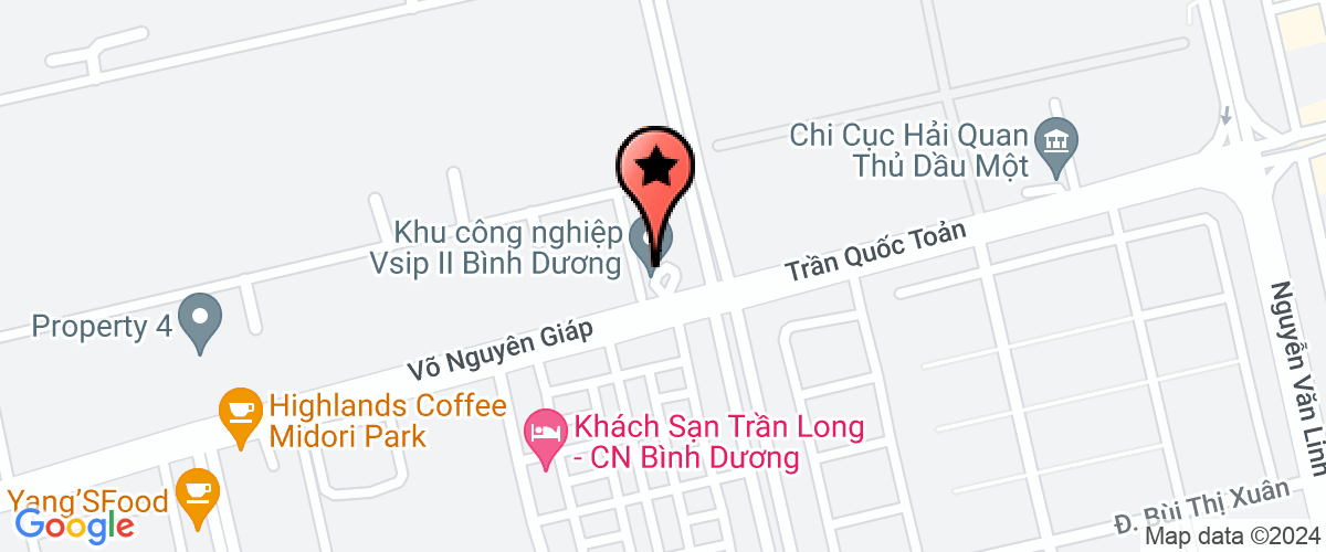 Map go to WUSTECH VietNam (Nop ho thue nha thau nuoc ngoai) Company Limited