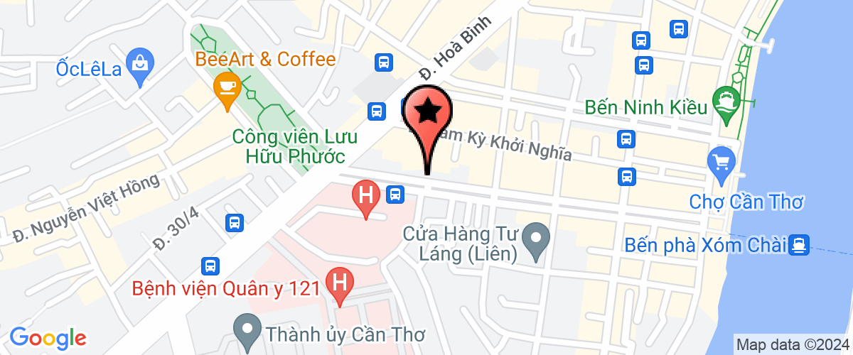 Map go to Quan Ninh Kieu Social Insurance