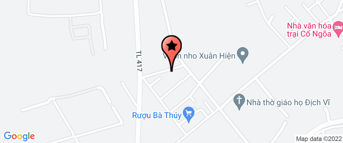 Map go to co phan thuong mai xay dung va du lich Trang Minh Company