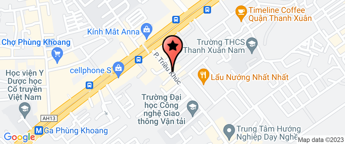 Bản đồ đến Công Ty TNHH Du Lịch Và Dịch Vụ Khách Sạn Thăng Long