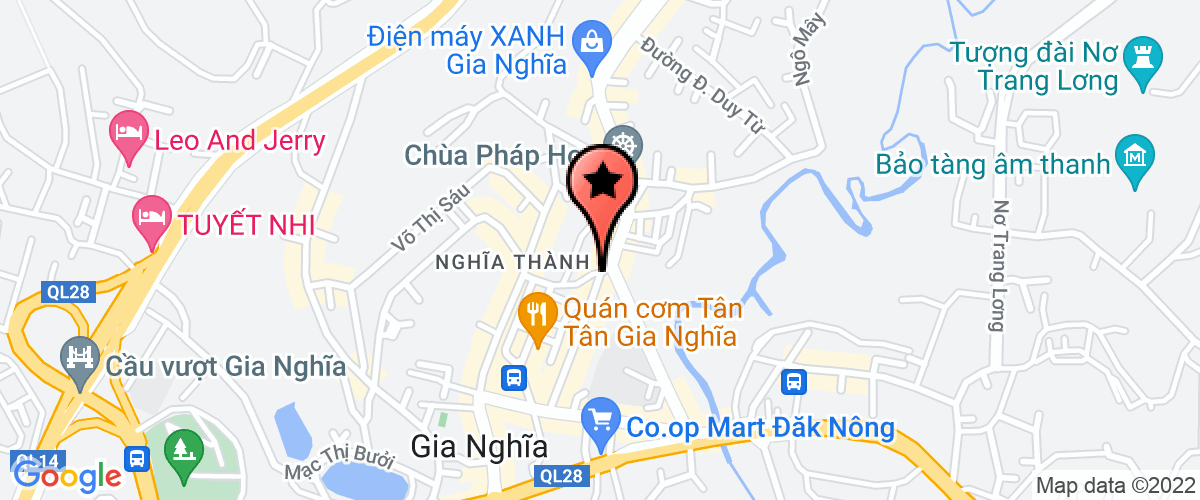 Map go to Quyet Thang Door Company Limited