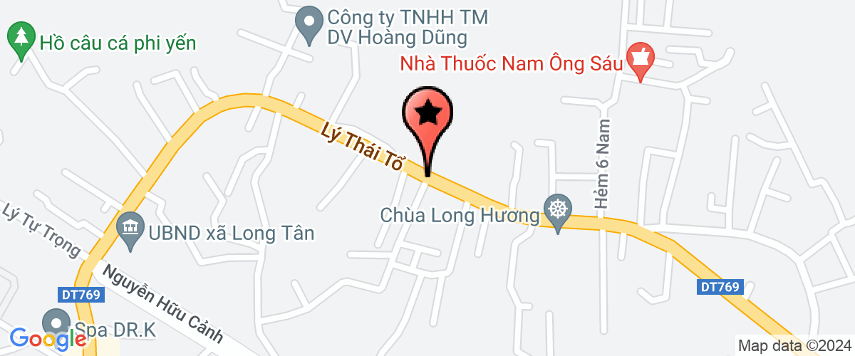 Map go to Tran Nhat Tan Phat Company Limited