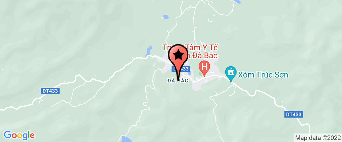 Map go to Benh Vien Da Khoa Da Bac District