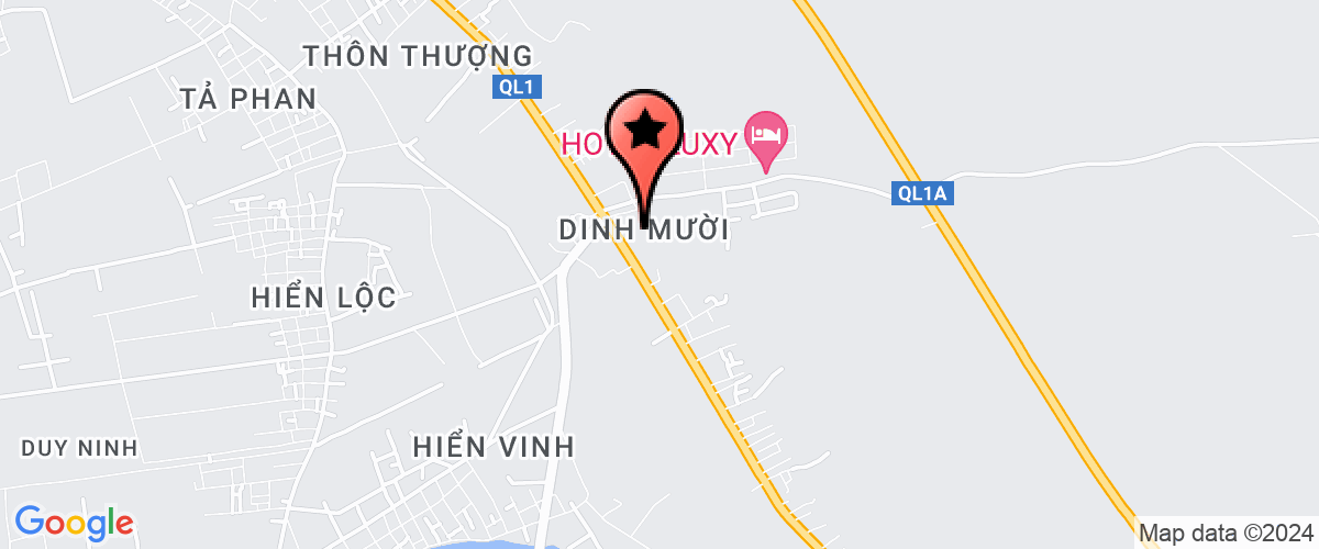 Map go to XD TM Hung Long Company Limited