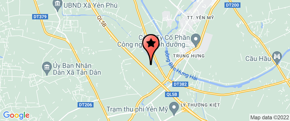 Map go to Giay Hung Yen Joint Stock Company