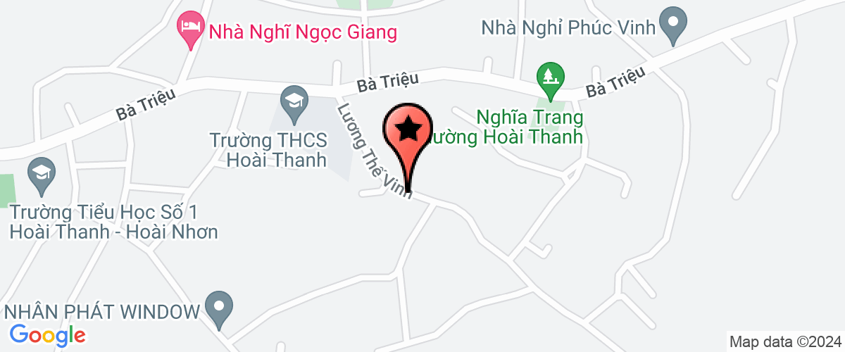 Map go to Truong xa Hoai Phu Nursery