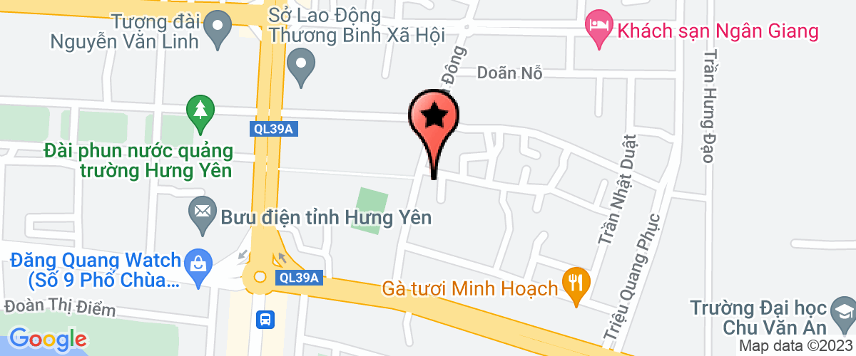 Map go to Anh Thanh Dat Trading And Construction Joint Stock Company