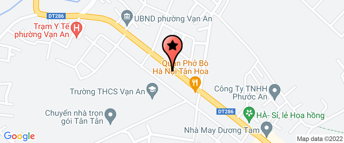 Map go to An Duc Bac Ninh Company Limited