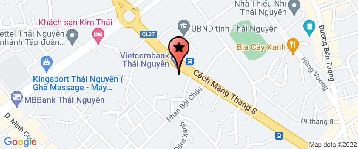 Map go to Thai Nguyen Mobile Advertising Company Limited