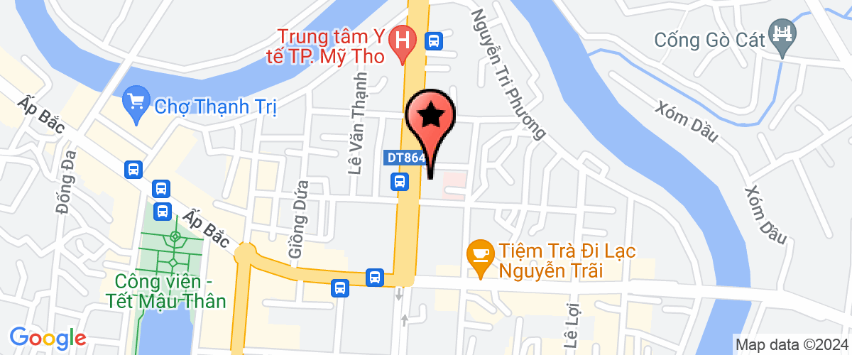 Map go to Phong Ke Hoach  My Tho Investment And