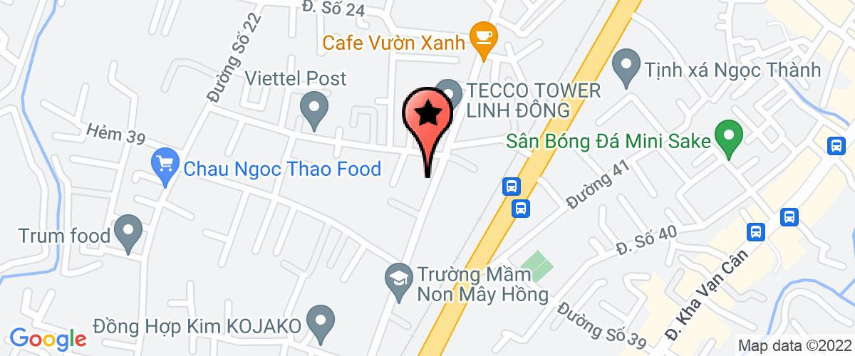 Map go to Vu Nhat Truong Company Limited