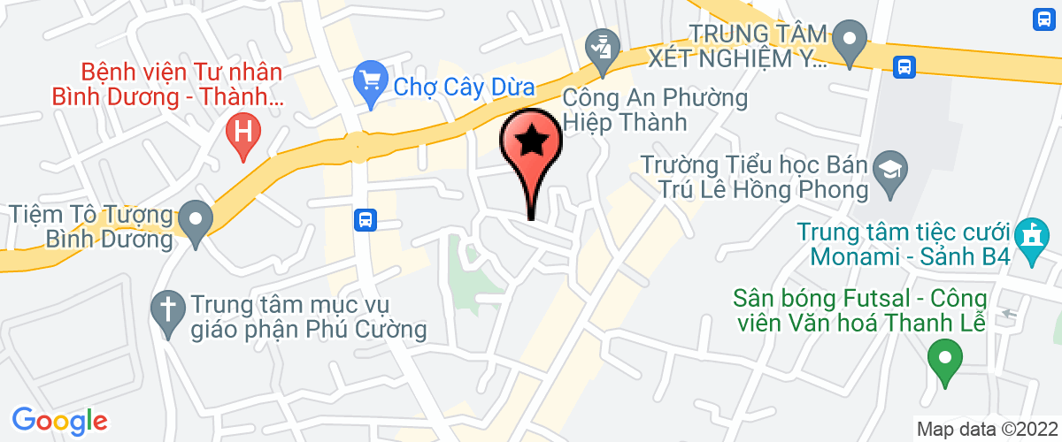 Map go to Thai Thanh Stationary Company Limited