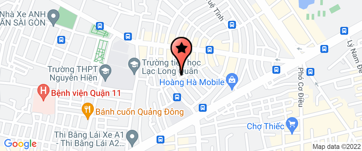 Map go to Le Thanh Trading Company Limited
