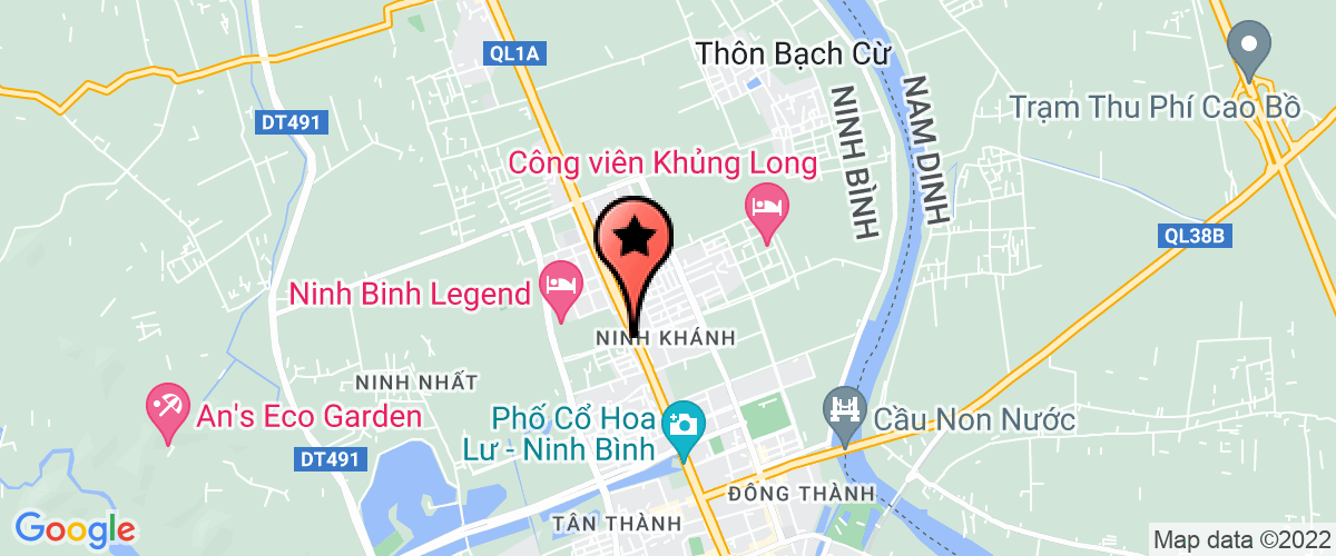 Map go to Hai Long Ninh Binh Company Limited