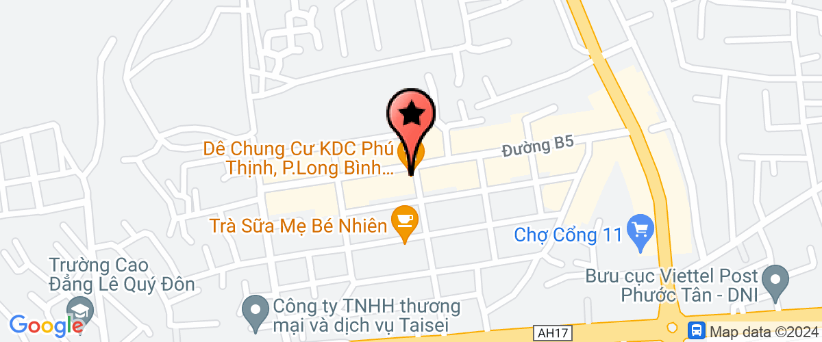 Map go to Hung Tam Phat Trading Manufacturing Company Limited