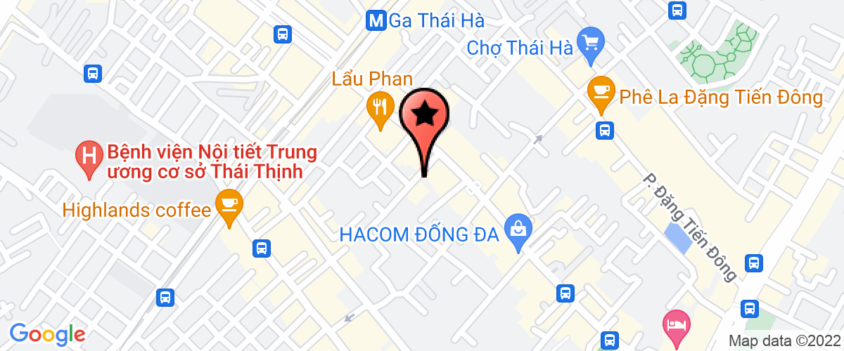 Map go to Tafco Ha Noi Joint Stock Company