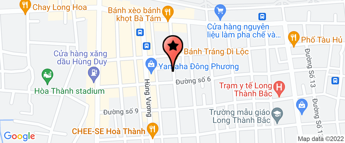 Bản đồ đến Công Ty TNHH Công Nghệ Và Sức Khỏe Huy Hoàng
