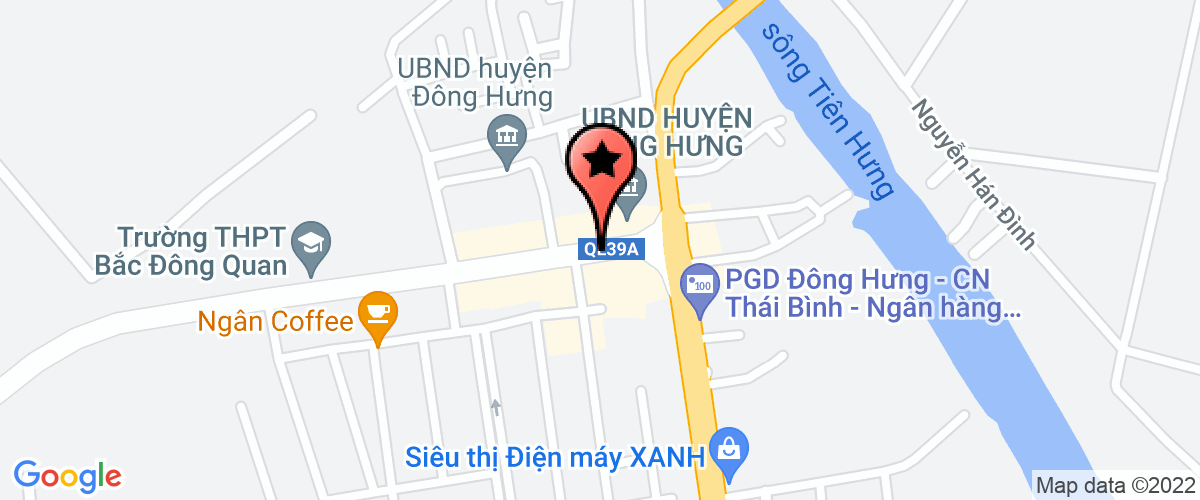 Map go to Thai Binh Rice Joint Stock Company
