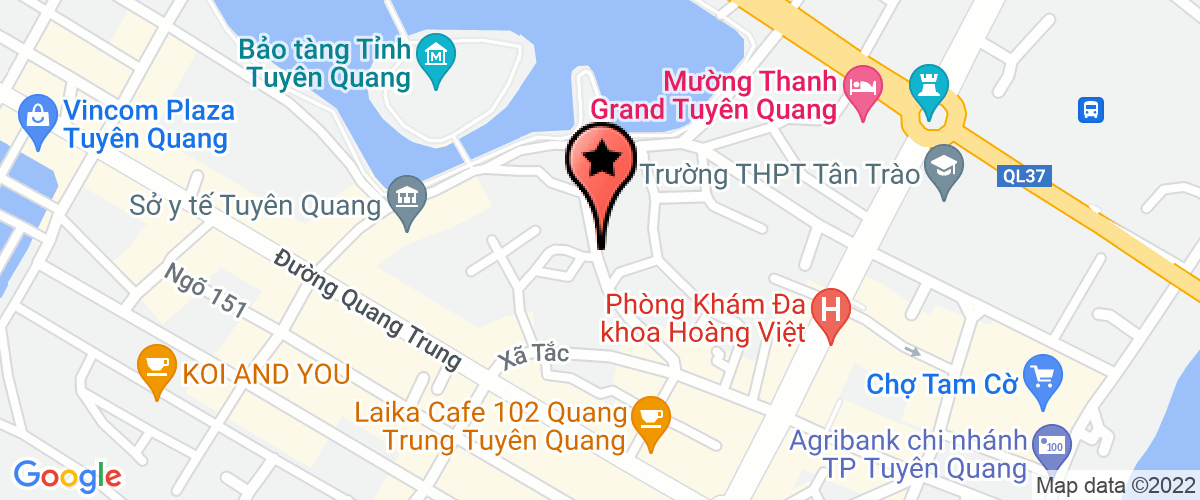 Map go to Hien Quy Trading Company Limited