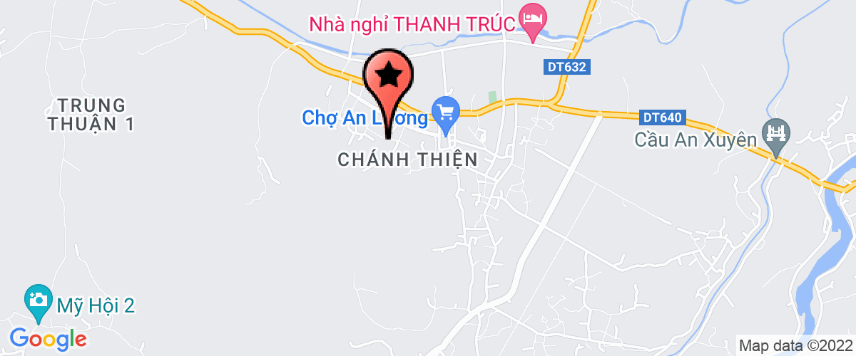 Map go to Mien Trung Trading And Production Company Limited