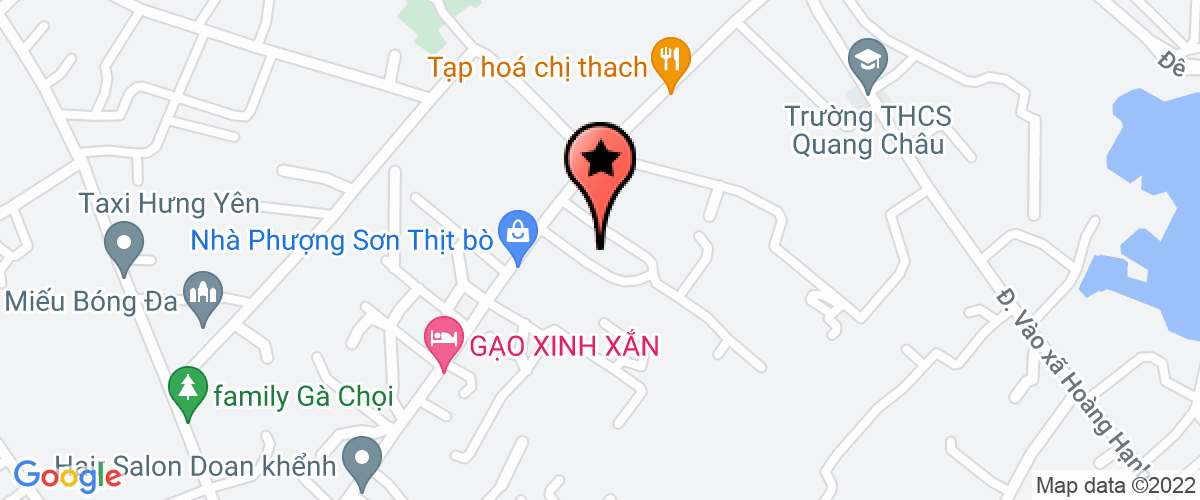 Map go to Quang Chau Secondary School