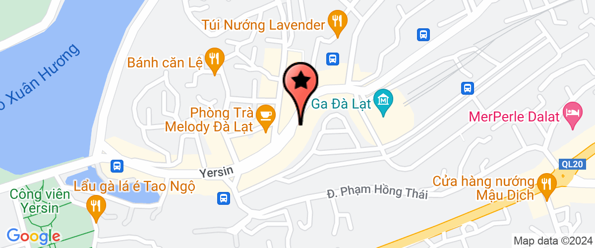 Map go to Dalat Food Production Company Limited
