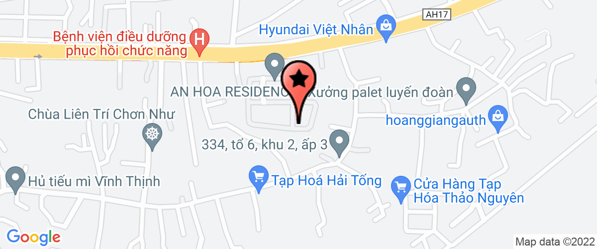 Bản đồ đến Công Ty TNHH Môi Trường Thanh Tân