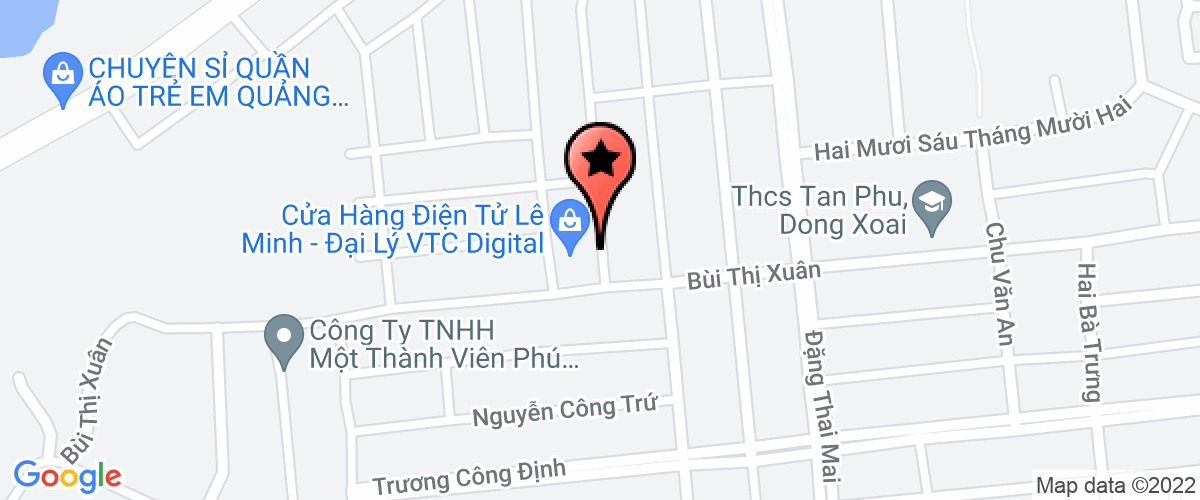 Map go to Quang Minh Construction Trading Company Limited