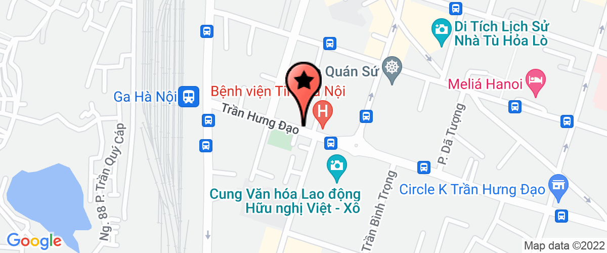 Map go to Tuoi Xanh VietNam Joint Stock Company