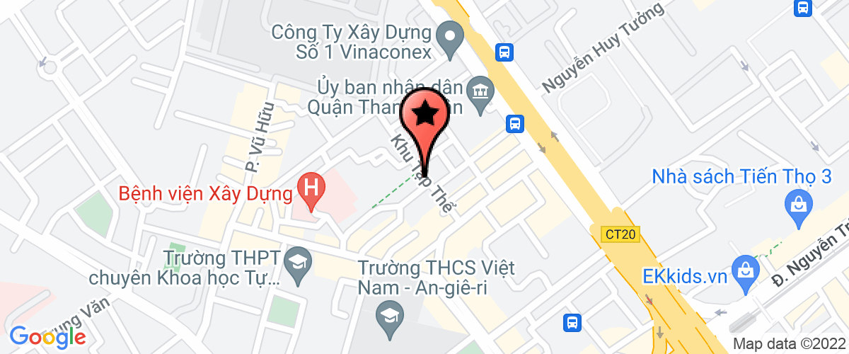 Bản đồ đến Công Ty TNHH Thương Mại Và Trang Phục Y Tế Việt Đức