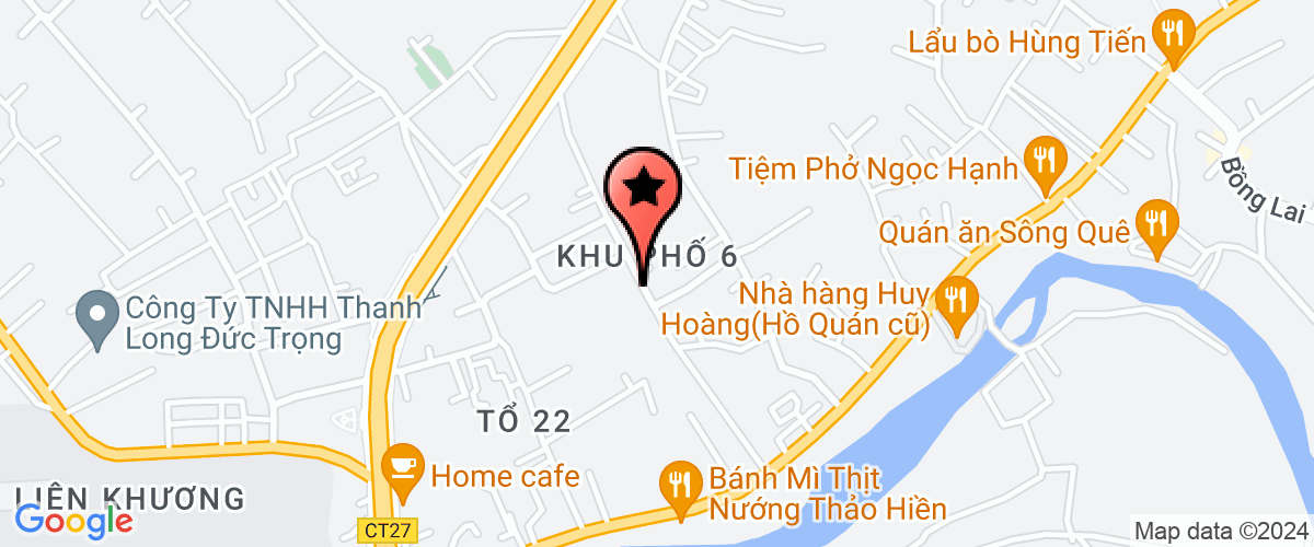 Map go to Luong The Vinh High School