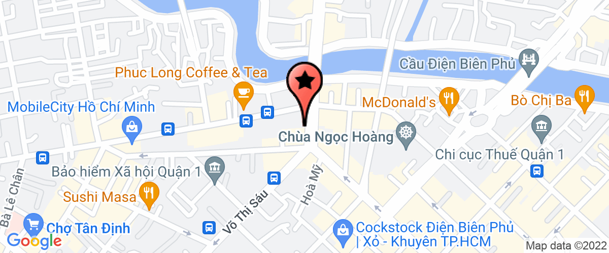 Map go to Tan Phu Hoang Thanh Service Trading Private Enterprise