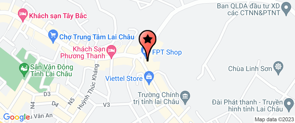 Map go to Giong  Lai Chau General Supplies Company Limited