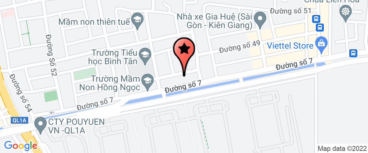 Map go to Thinh Tuan Steel Company Limited