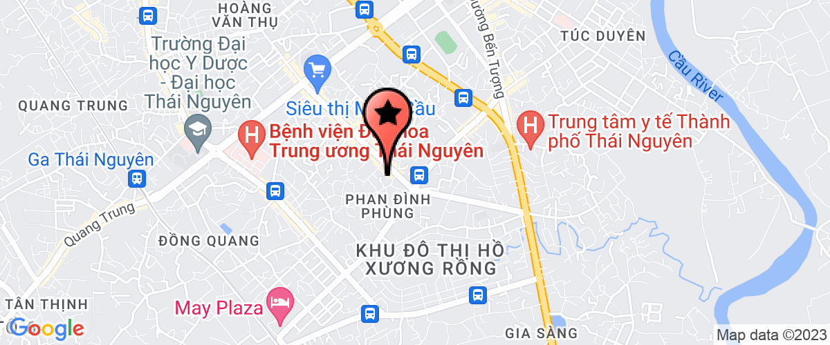 Map go to Hat kiem lam TP Thai Nguyen