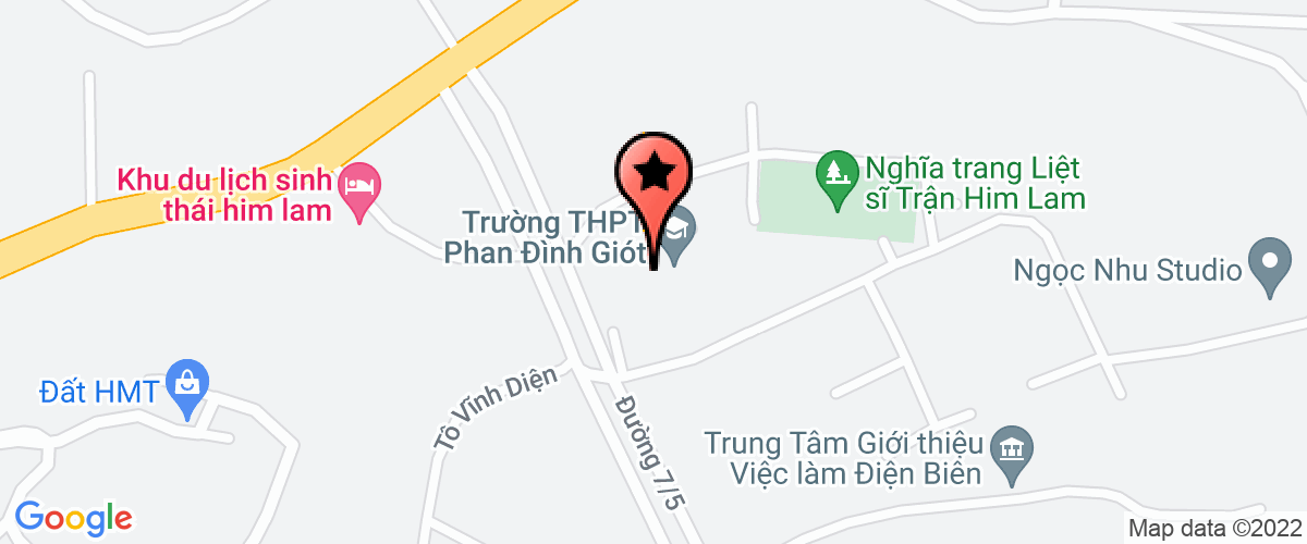 Map go to Mai Linh Dien Bien Construction And Trading Company Limited