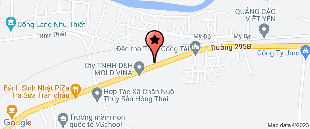 Map go to co phan Hong Thai Company