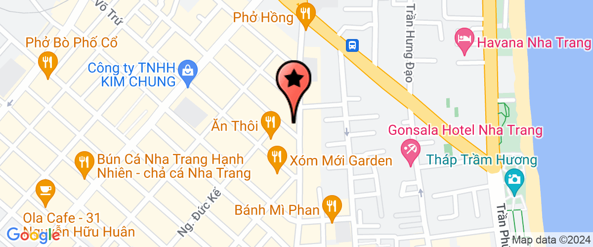 Map go to Ho Den Seafood Company Limited